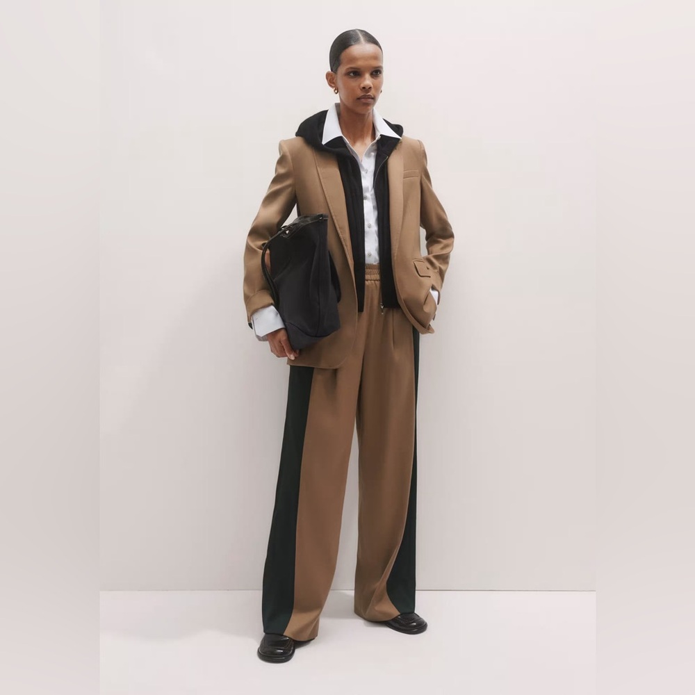 Me+em Italian Wool Straight Pull On Pant